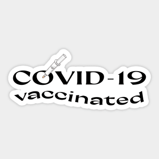 Covid vaccine aesthetic Sticker